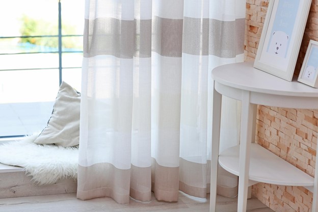 Update your living space with new curtains.