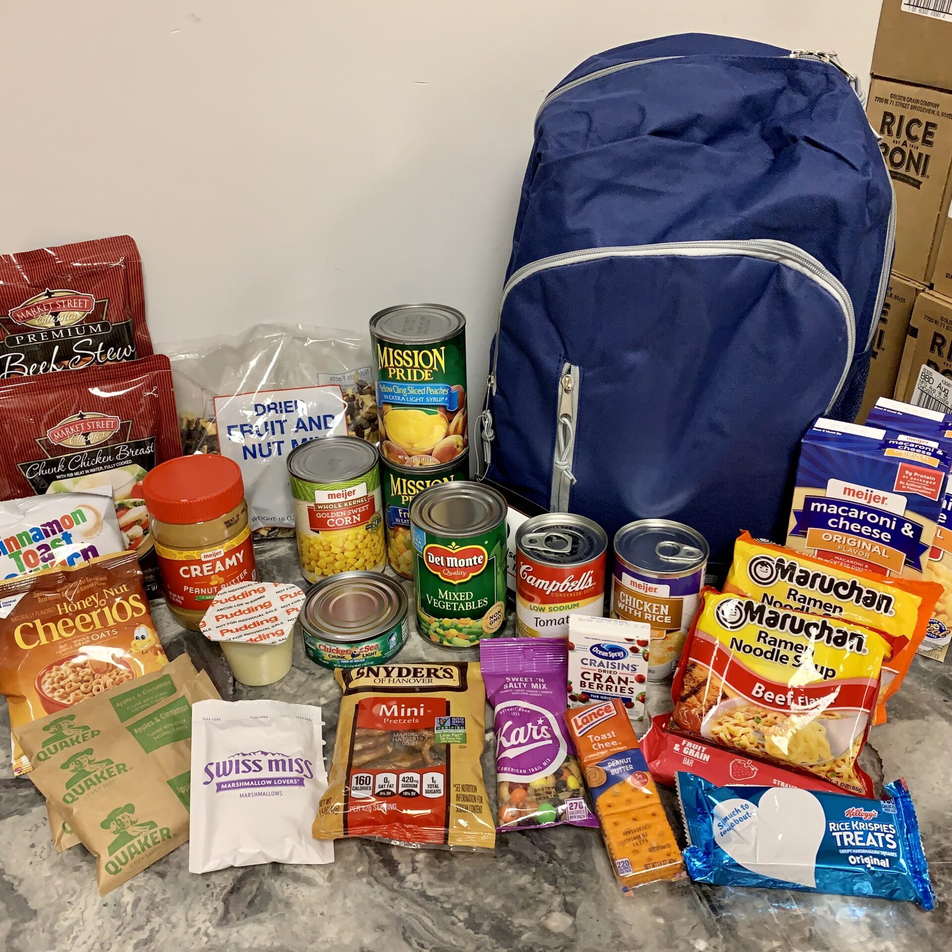 Leelanau Christian Neighbors Blessings in  a Backpack