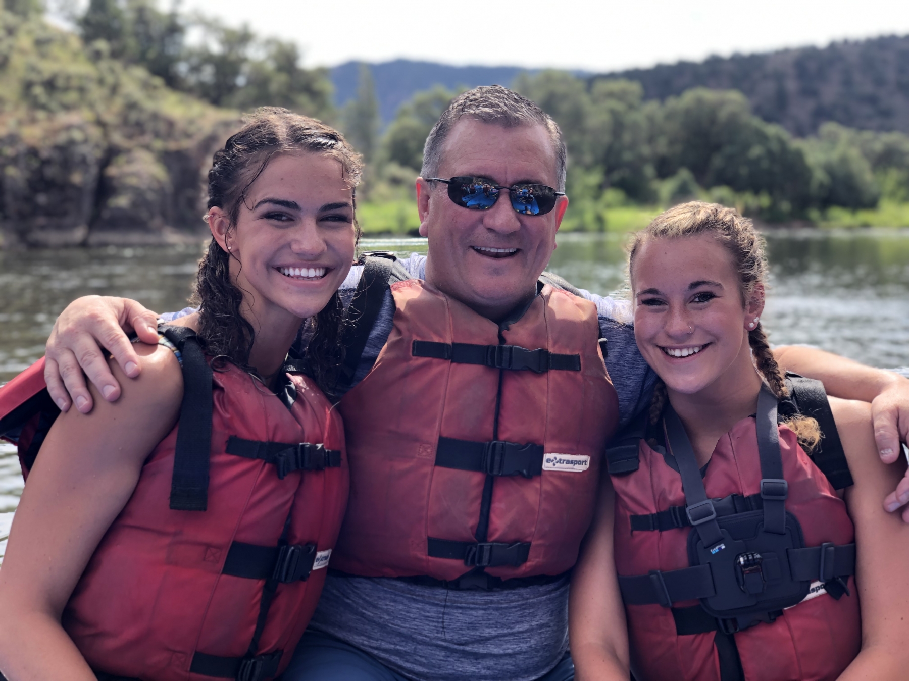 Roger with his Daughter,  Kam and Rachael